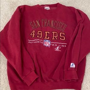 Vintage 49ers NFL crew neck